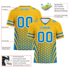 Custom Blue White California Football Jersey and Sports Shoes Combo Offer Personalized Combo ZH-D023031-22