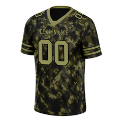 Custom Camo Personalized Authentic Football Jersey FBJ02-D06111