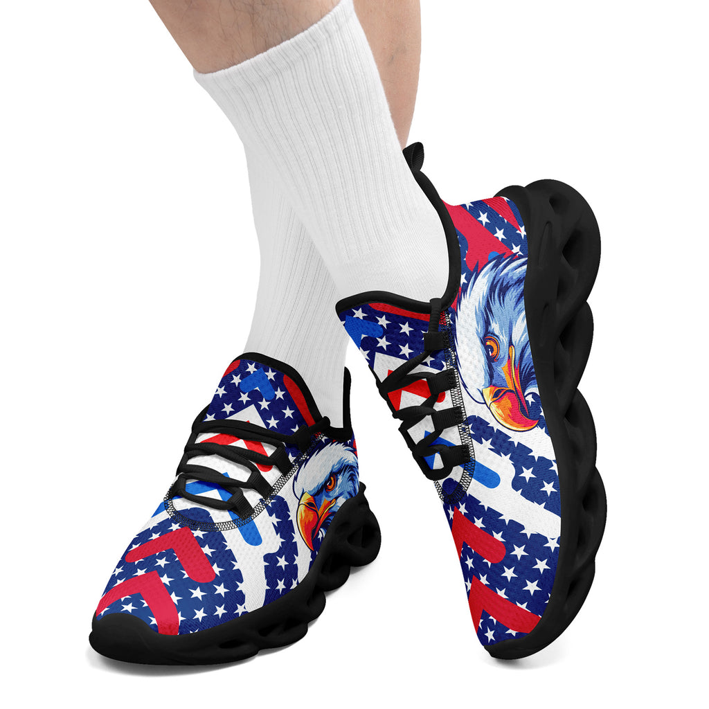 Custom United States 2026 World Cup Sneakers DIY Country Flag Running Shoes Lightweight Sport Shoes Gift for Football Fans Personalized Team Name and Logo FN003-F018032-3