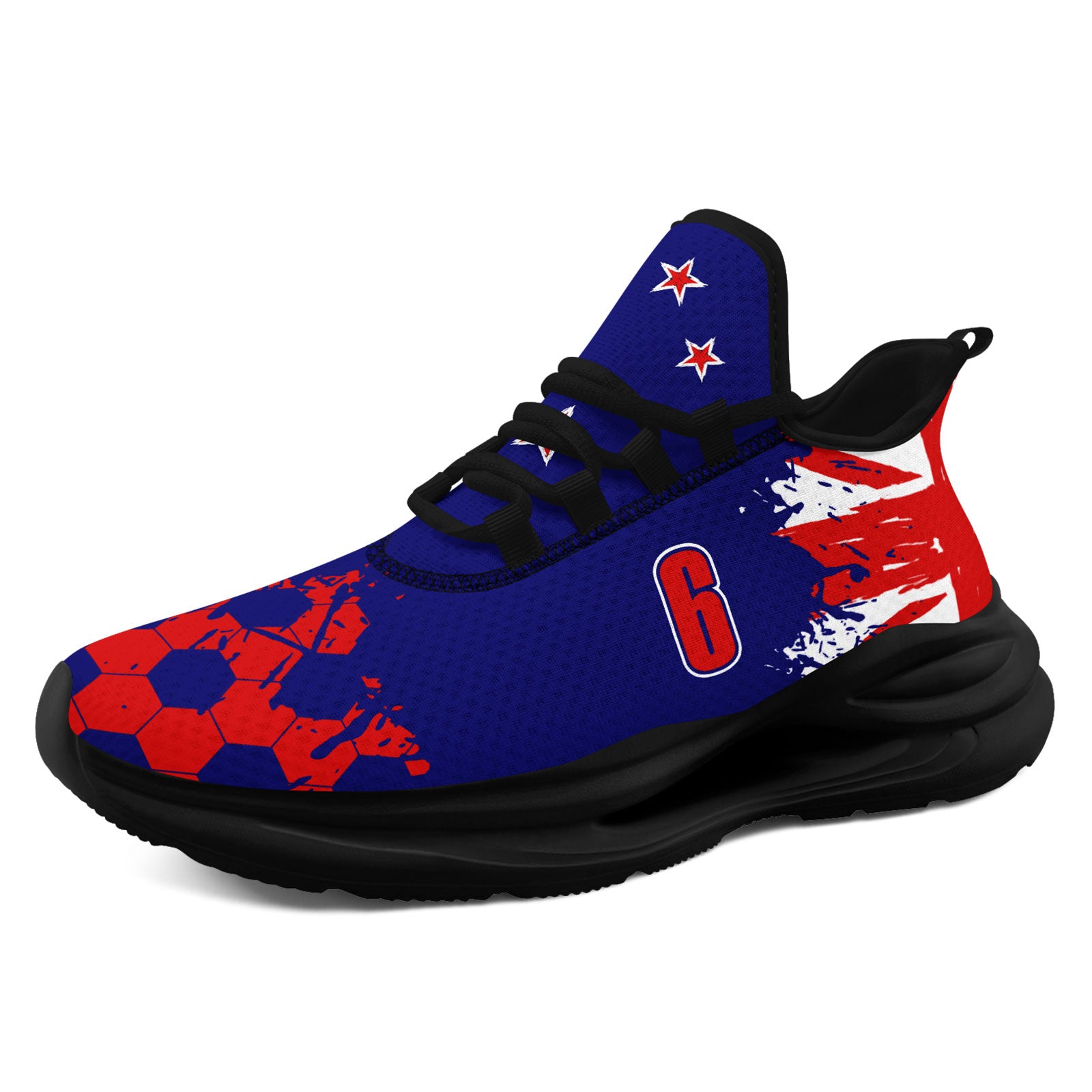 Custom 2026 World Cup New Zealand Sneakers DIY Country Flag Running Shoes Lightweight Sport Shoes Gift for Football Fans Personalized Team Name and Logo FN079-F027081-5