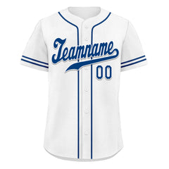 Custom White Classic Style Blue Personalized Authentic Baseball Jersey UN002-bd0b00d8-ab