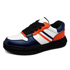 Custom Blue Orange Denver Shoes Personalized Sneaker FN032-D020389-10