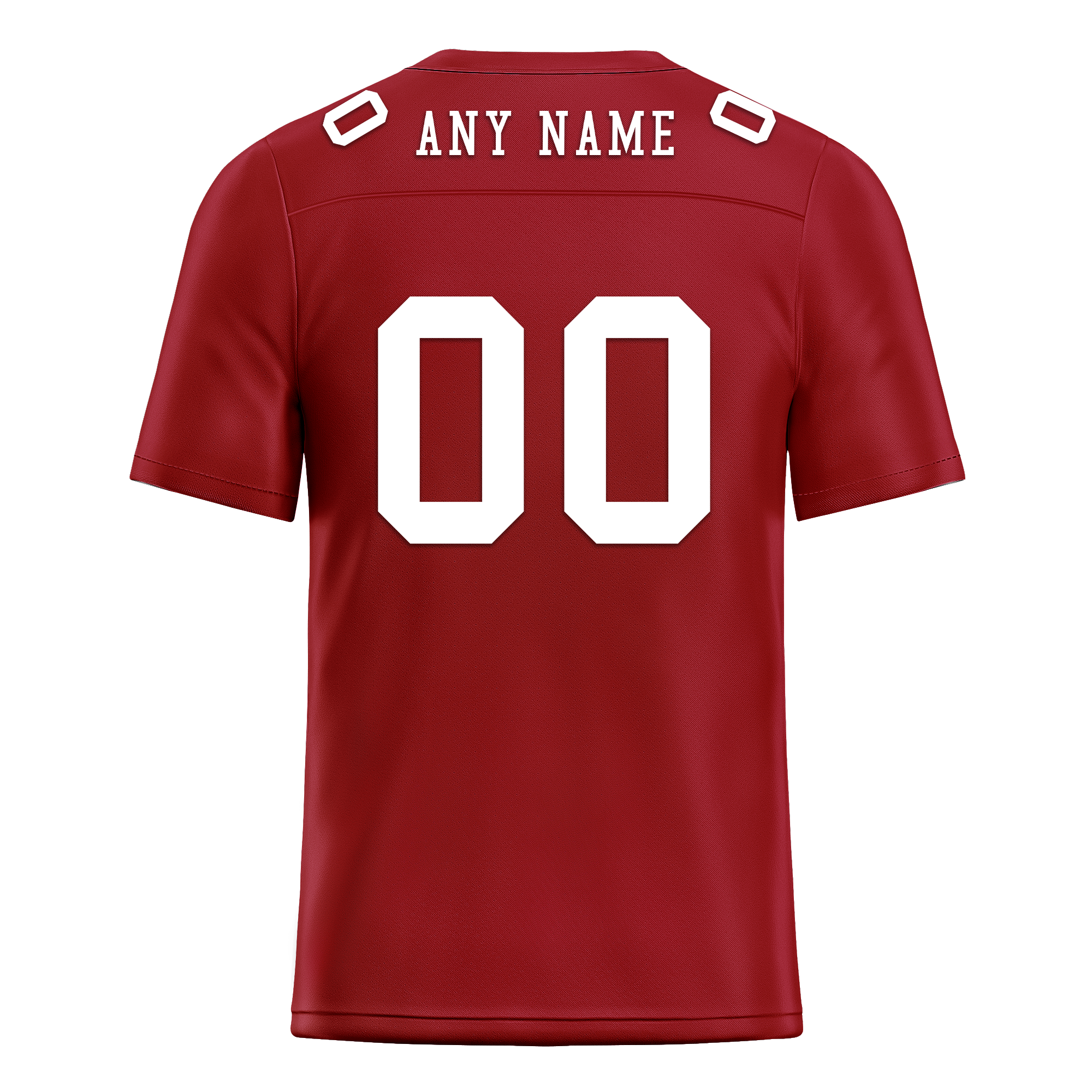 Custom Red Classic Style Personalized Authentic Football Jersey FBJ02-bd0a700a