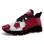 Custom Qatar 2026 World Cup Sneakers DIY Country Flag Running Shoes Lightweight Sport Shoes Gift for Football Fans Personalized Team Name and Logo FN003XD-F020030-3