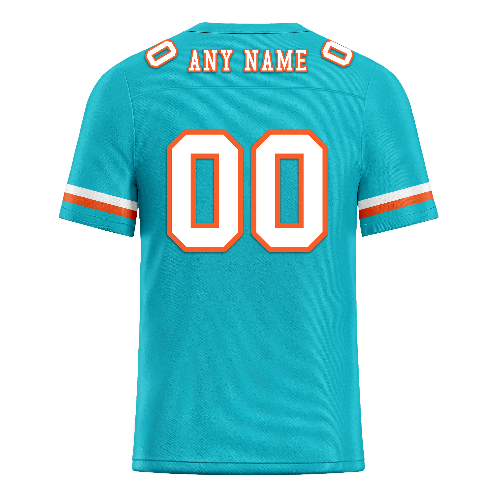 Custom Cyan Classic Style Personalized Authentic Football Jersey FBJ02-bd0a70ba