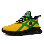 Custom 2026 World Cup Brazil Sneakers DIY Country Flag Running Shoes Lightweight Sport Shoes Gift for Football Fans Personalized Team Name and Logo FN003-F027045-4