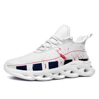 Custom Blue White Red New England MaxSoul Shoes and Hat Combo Offer Personalized Combo ZH-D020264-26