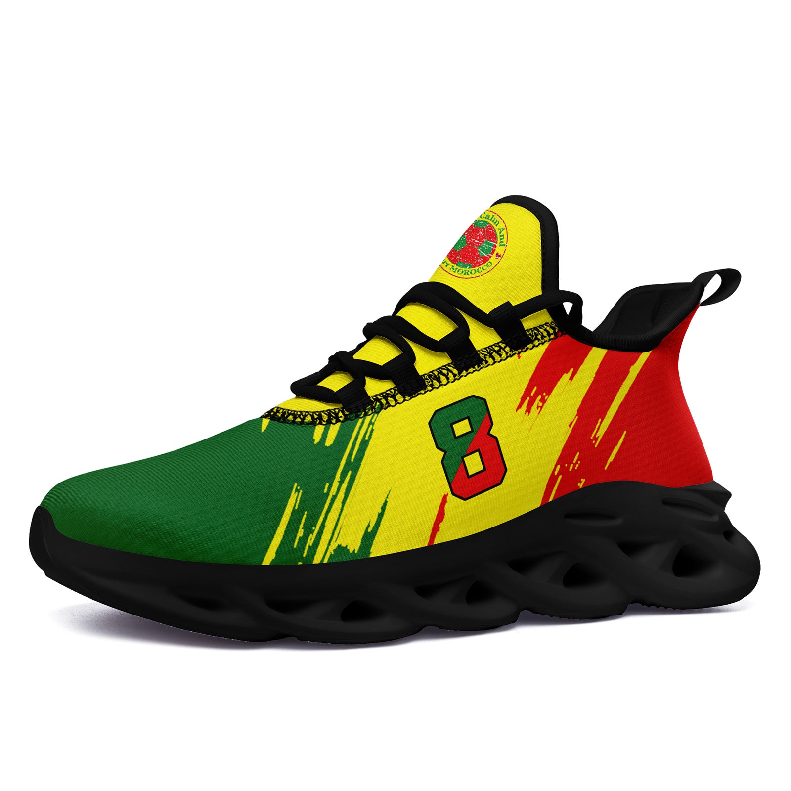 Custom 2026 World Cup Portugal Sneakers DIY Country Flag Running Shoes Lightweight Sport Shoes Gift for Football Fans Personalized Team Name and Logo FN003-F023081-5