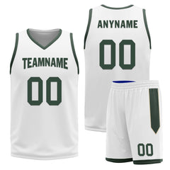 Custom Lake Blue White Milwaukee City Edition Personalized Reversible Basketball Set Sports Basketball Jersey BBJ01R-D0610-17