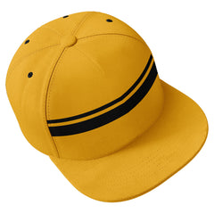 Custom Yellow Pittsburgh Hat Sport Design Cap Stitched Adjustable Personalized PR067B-D020262-30