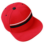 Custom Red Houston Hat Sport Design Cap Stitched Adjustable Personalized PR067B-D020262-12