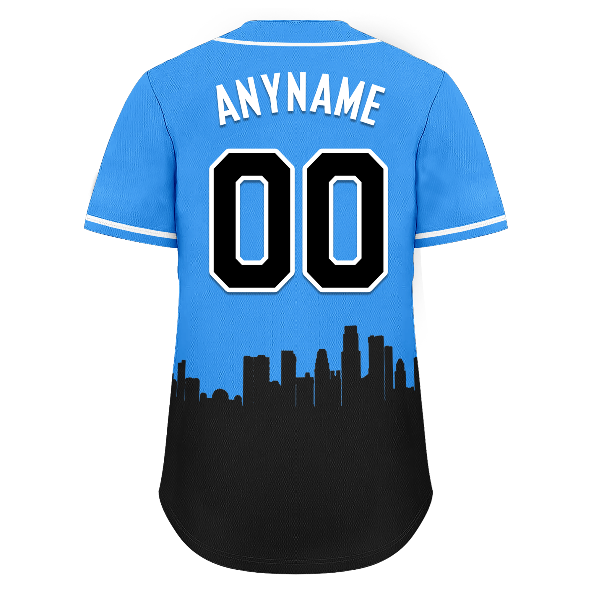 Custom Blue Black City Edition Personalized Authentic Baseball Jersey BSBJ01-D017132