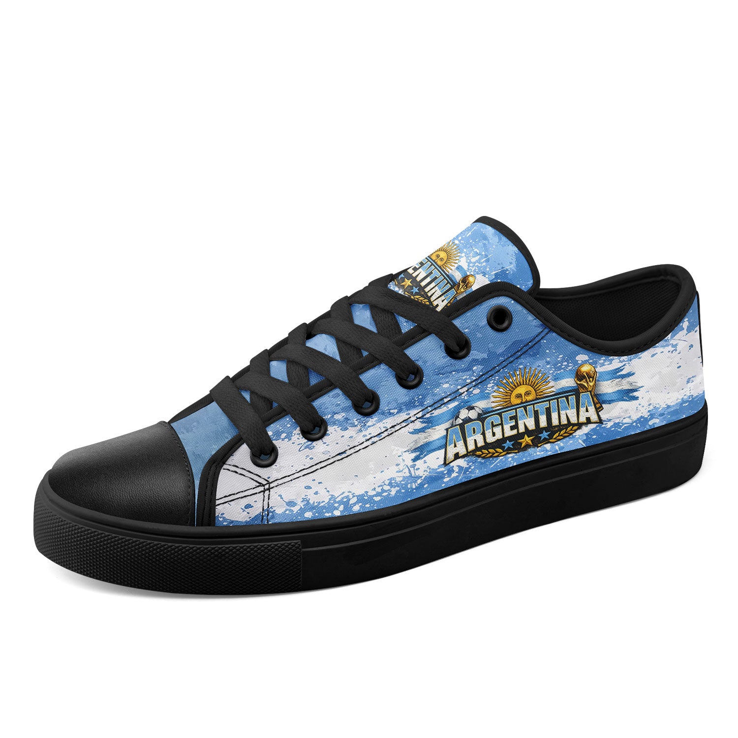 Custom 2026 World Cup Argentina Sneakers DIY Country Flag Running Shoes Lightweight Sport Shoes Gift for Football Fans Personalized Team Name and Logo FN027-F027053-2