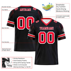 Custom Blue Houston Personalized Authentic Football Jersey FBJ02-D025033-10