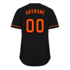 Custom Black Orange Classic Style Orange Personalized Authentic Baseball Jersey BSBJ01-bd0fa0b