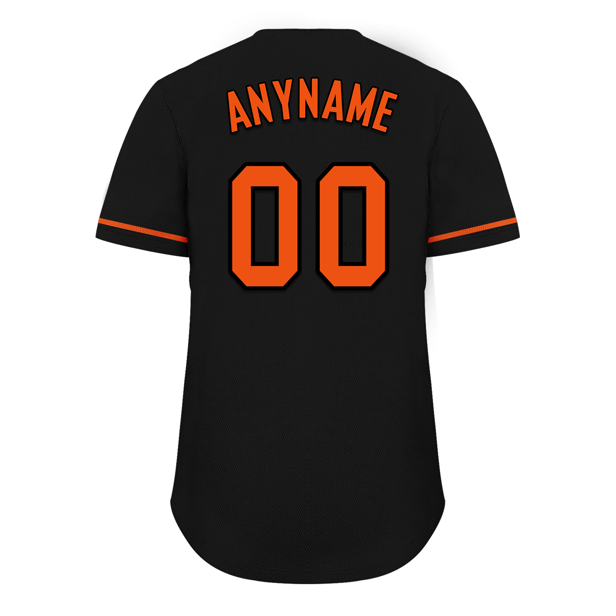 Custom Black Orange Classic Style Orange Personalized Authentic Baseball Jersey BSBJ01-bd0fa0b