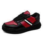 Custom Red Black Atlanta Shoes Personalized Sneaker FN032-D020389-3