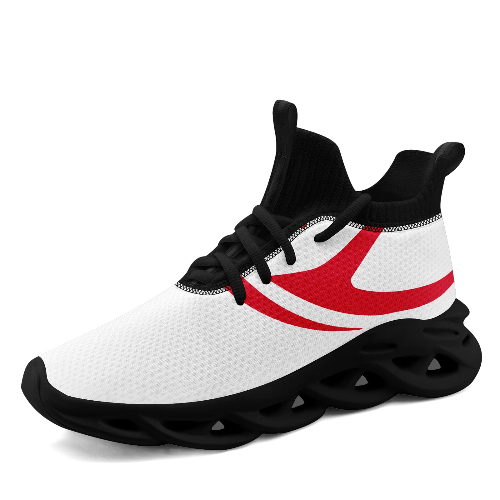 Custom White Red Kansas City Football Jersey and Sports Shoes Combo Offer Personalized Combo ZH-D025008-18