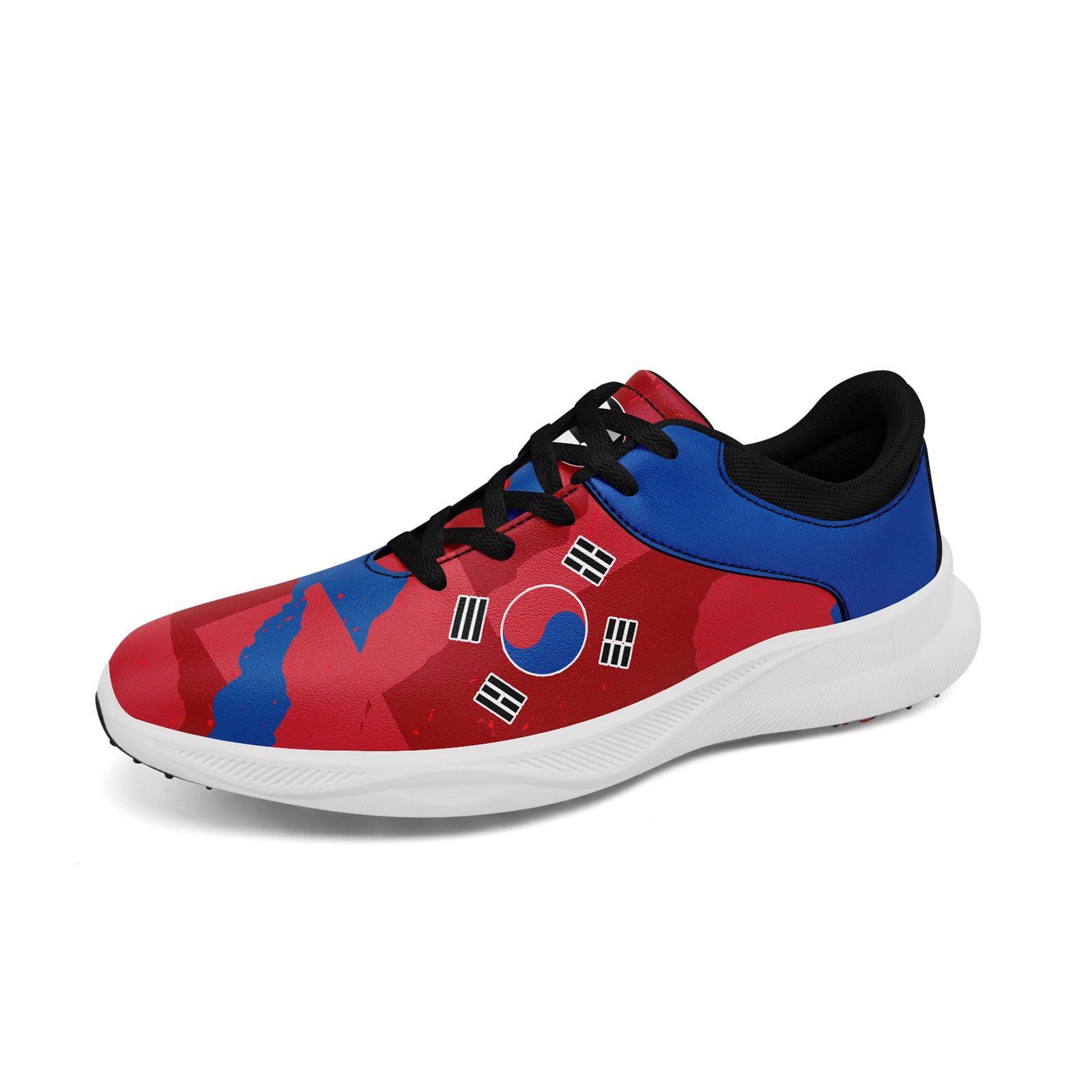 Custom South Korea 2026 World Cup Sneakers DIY Country Flag Running Shoes Lightweight Sport Shoes Gift for Football Fans Personalized Team Name and Logo FN062-F009110-5