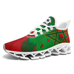 Custom Morocco 2026 World Cup Sneakers DIY Country Flag Running Shoes Lightweight Sport Shoes Gift for Football Fans Personalized Team Name and Logo FN003XD-F009086-4