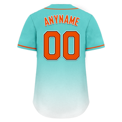 Custom Cyan White Fade Fashion Personalized Authentic Baseball Jersey BSBJ01-D0a70e8