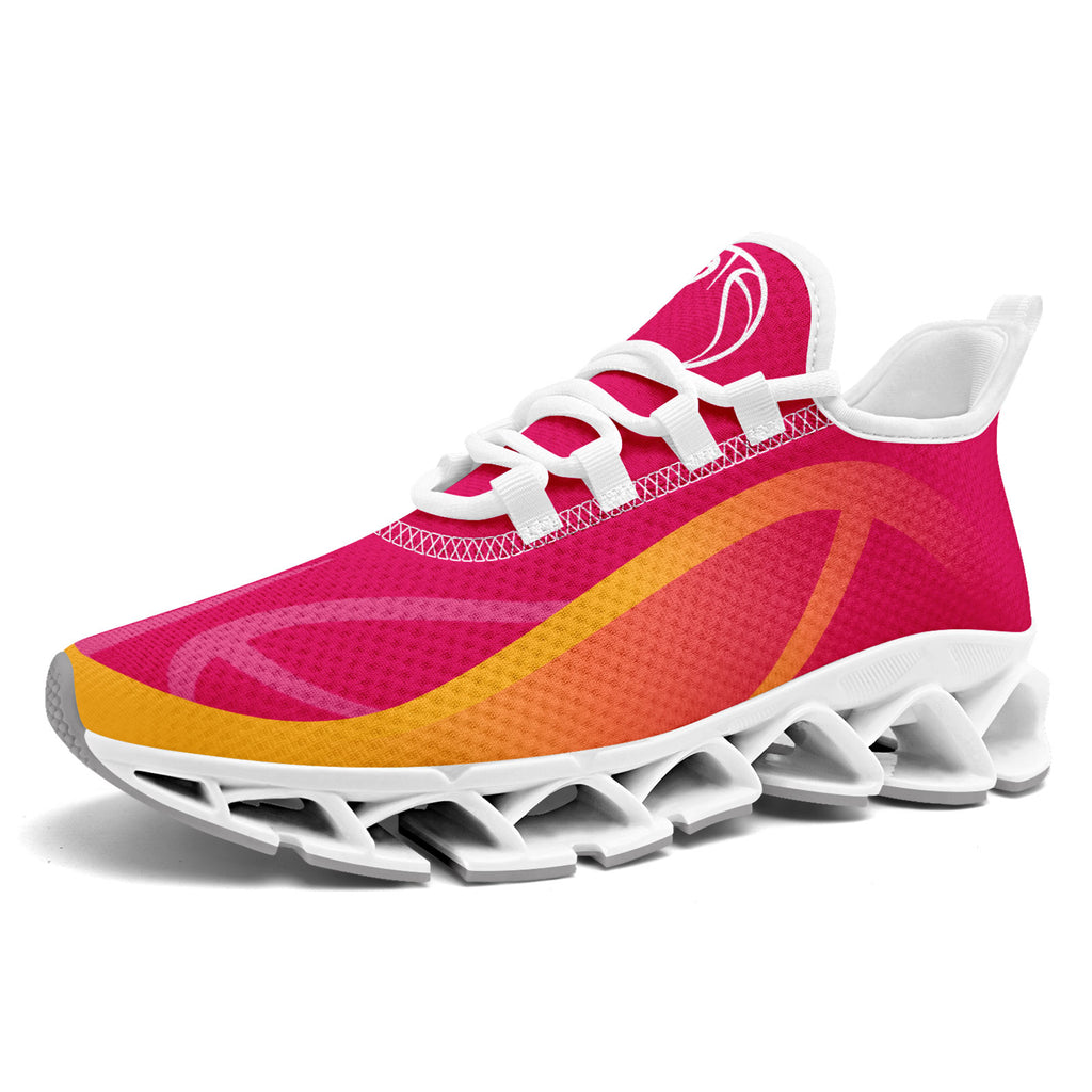 Custom Pink Yellow Maxsoul Shoes Personalized Sneaker FN003XD-D020391-20