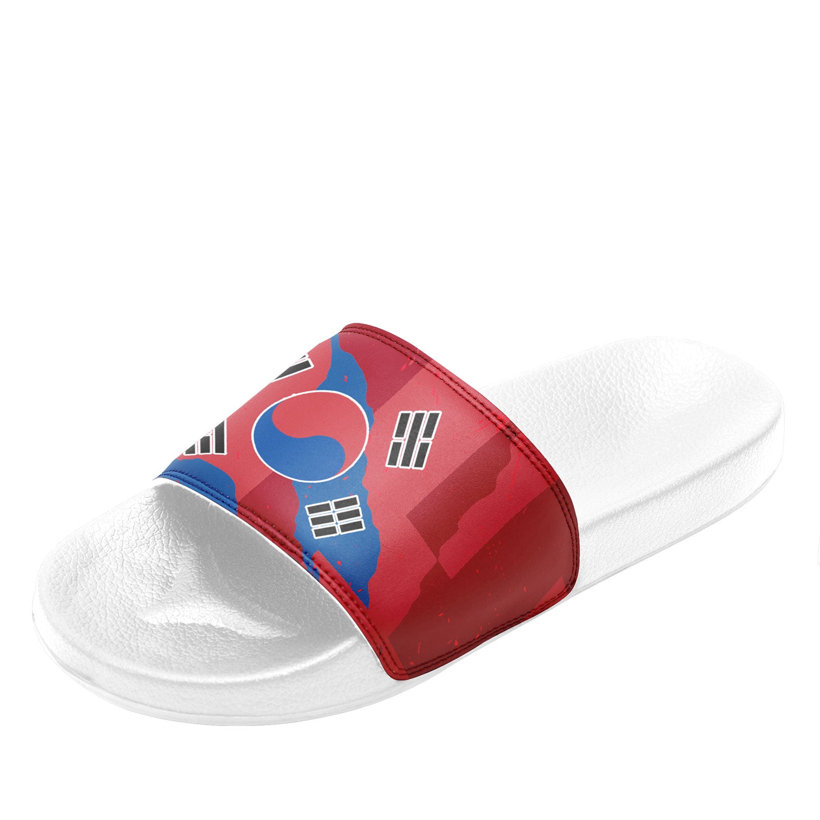 Custom South Korea 2026 World Cup Sneakers DIY Country Flag Running Shoes Lightweight Sport Shoes Gift for Football Fans Personalized Team Name and Logo FN056-F009108-1