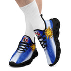 Custom Uruguay 2026 World Cup Sneakers DIY Country Flag Running Shoes Lightweight Sport Shoes Gift for Football Fans Personalized Team Name and Logo FN003-F009072-1