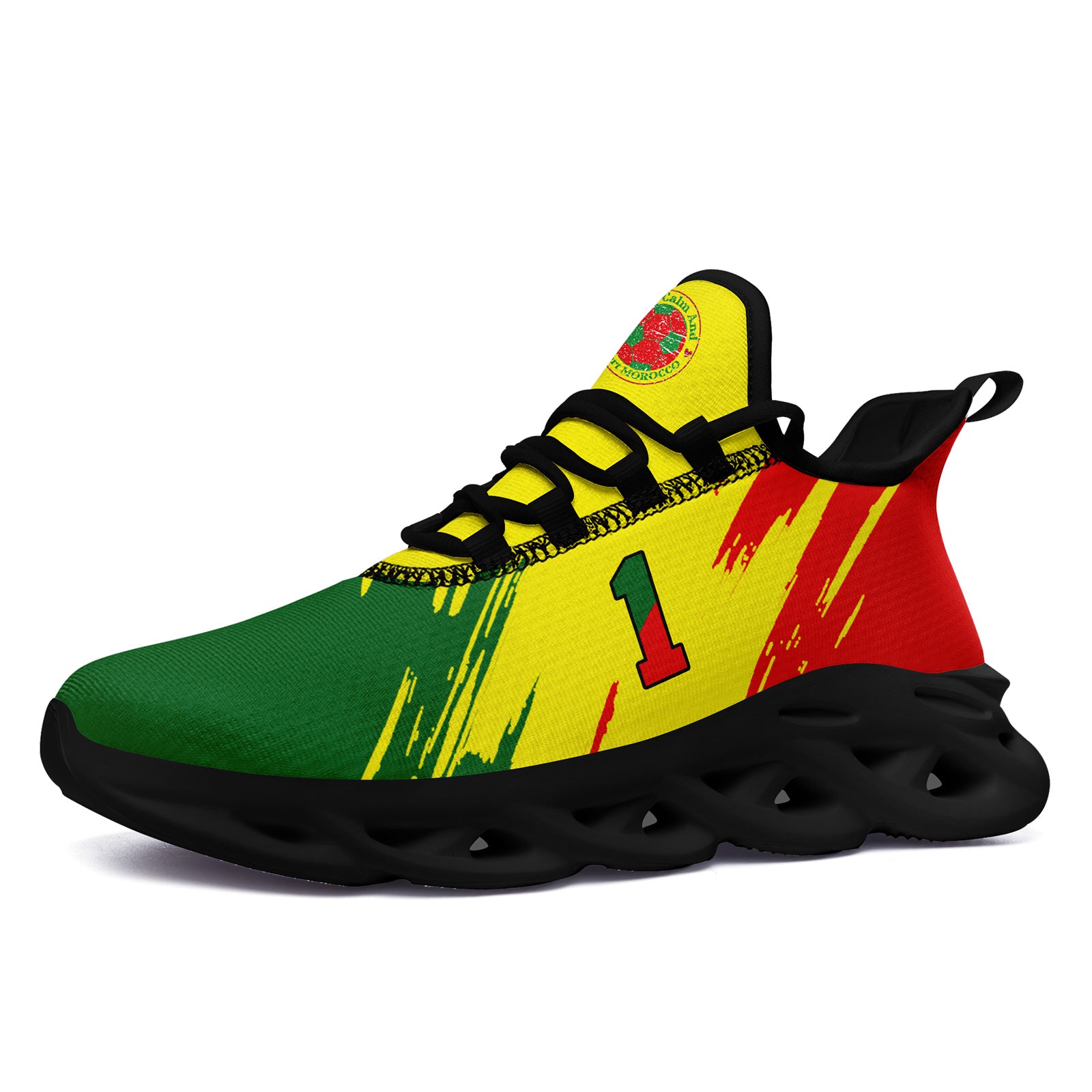 Custom 2026 World Cup Portugal Sneakers DIY Country Flag Running Shoes Lightweight Sport Shoes Gift for Football Fans Personalized Team Name and Logo FN003-F023081-9