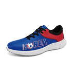 Custom South Korea 2026 World Cup Sneakers DIY Country Flag Running Shoes Lightweight Sport Shoes Gift for Football Fans Personalized Team Name and Logo FN062-F009110-1