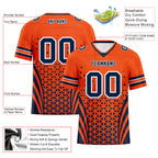 Custom Orange White Colorado Personalized Authentic Football Jersey FBJ02-D023033-10