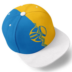 Custom Yellow Blue California Hat Sport Design Cap Stitched Adjustable Personalized PR067B-D028017-27