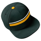 Custom Green Green Bay Hat Sport Design Cap Stitched Adjustable Personalized PR067B-D020262-13