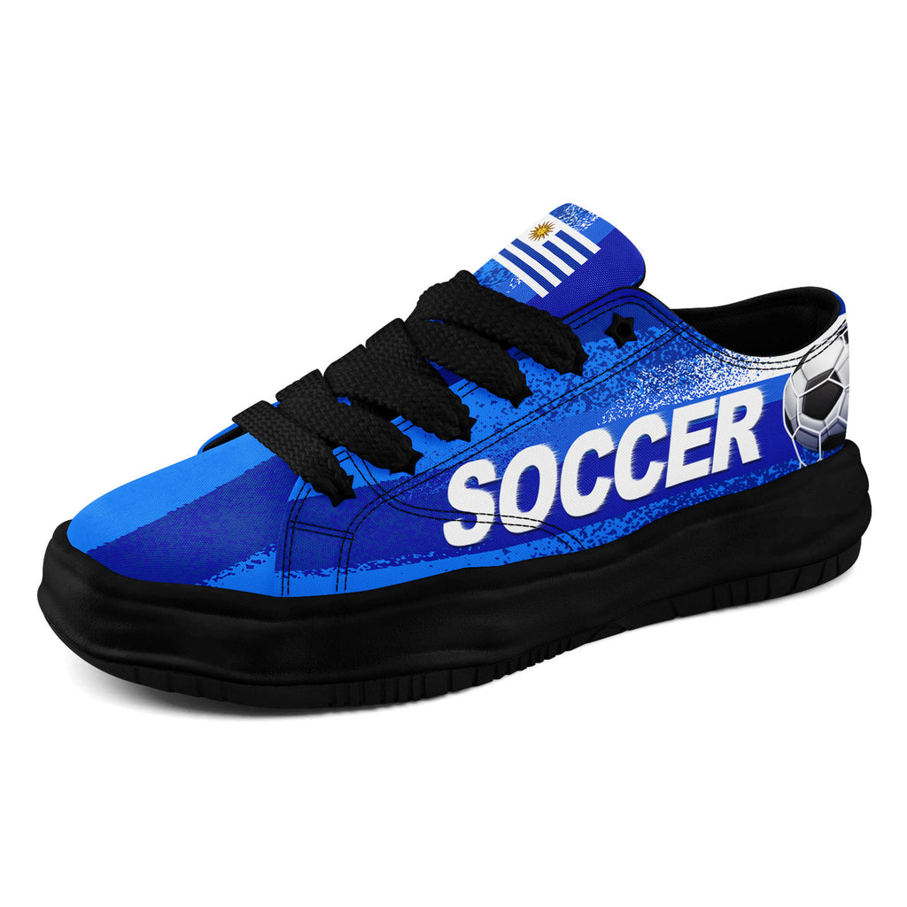 Custom Uruguay 2026 World Cup Sneakers DIY Country Flag Running Shoes Lightweight Sport Shoes Gift for Football Fans Personalized Team Name and Logo FN038-F009112-5