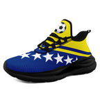 Custom Curaçao 2026 World Cup Sneakers DIY Country Flag Running Shoes Lightweight Sport Shoes Gift for Football Fans Personalized Team Name and Logo FN079-F009087-5