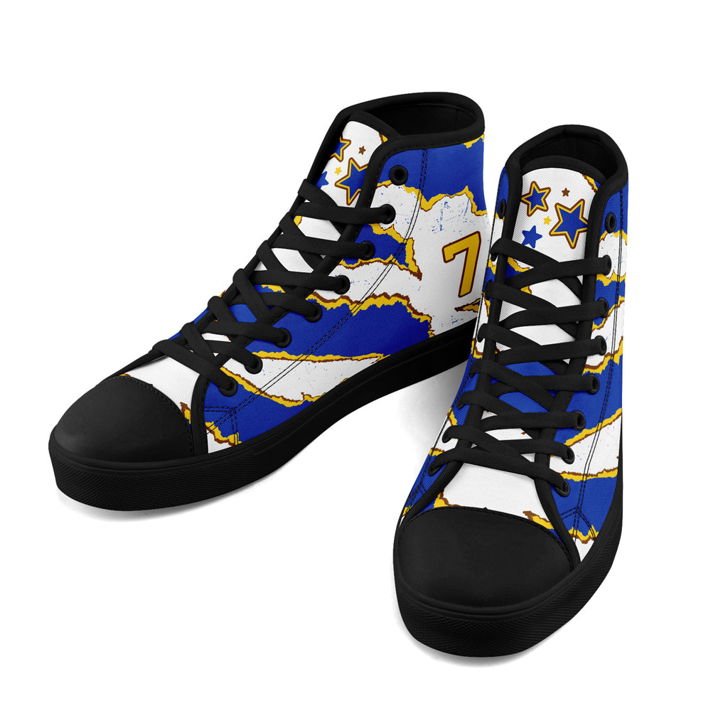 Custom Uruguay 2026 World Cup Sneakers DIY Country Flag Running Shoes Lightweight Sport Shoes Gift for Football Fans Personalized Team Name and Logo FN024-F009125-6