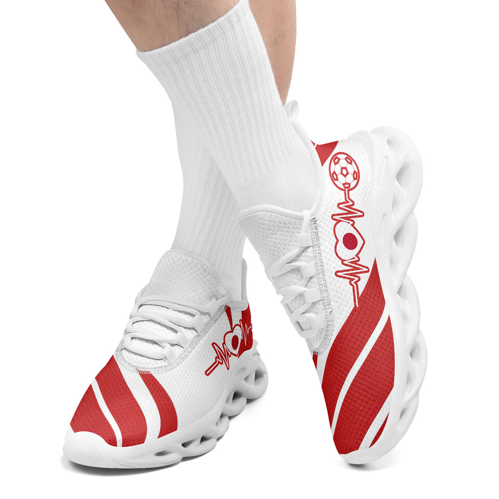 Custom Japan 2026 World Cup Sneakers DIY Country Flag Running Shoes Lightweight Sport Shoes Gift for Football Fans Personalized Team Name and Logo FN003-F025044-9