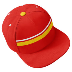 Custom Red Kansas City Hat Sport Design Cap Stitched Adjustable Personalized PR067B-D020262-18