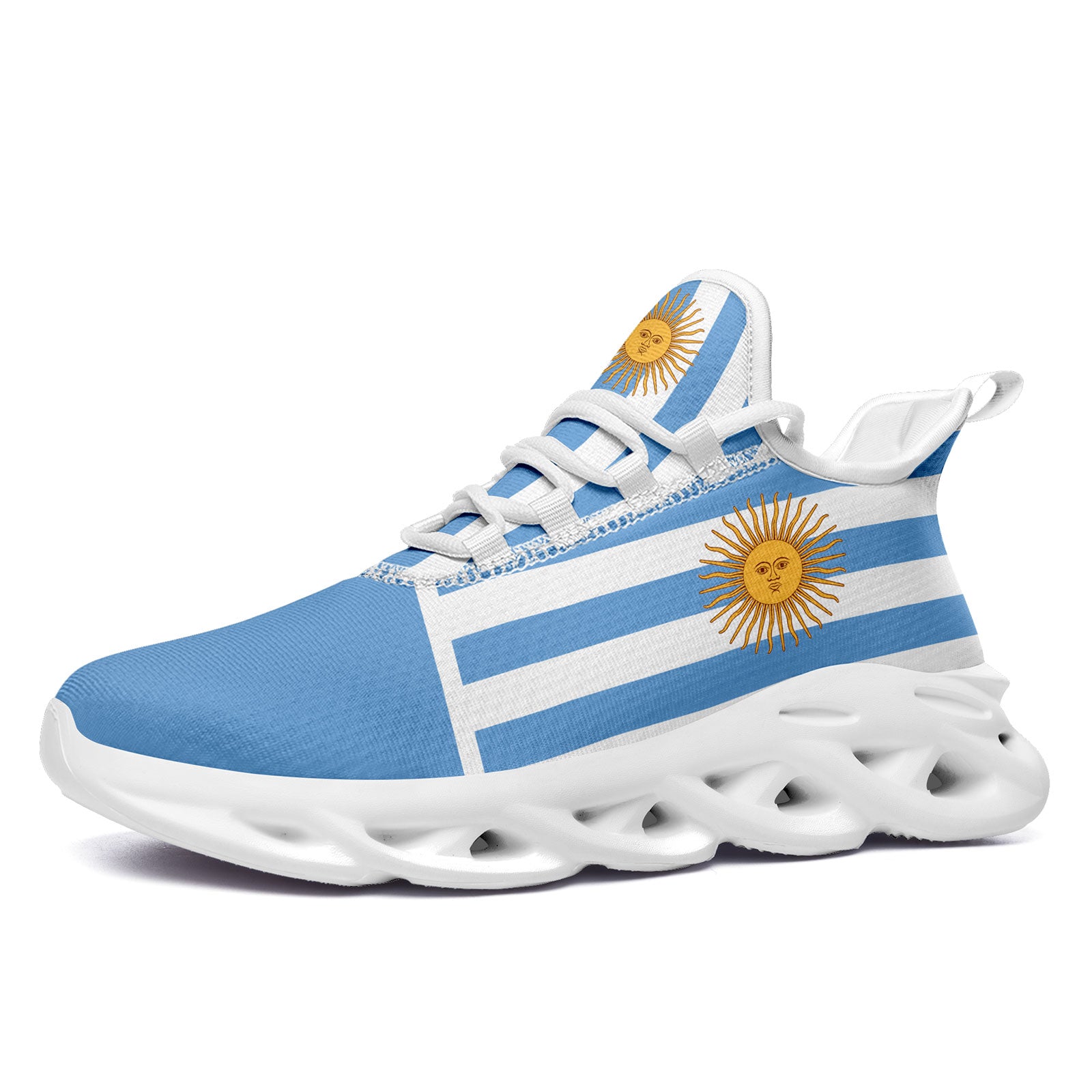 Custom 2026 World Cup Argentina Sneakers DIY Country Flag Running Shoes Lightweight Sport Shoes Gift for Football Fans Personalized Team Name and Logo FN027-F027044-2
