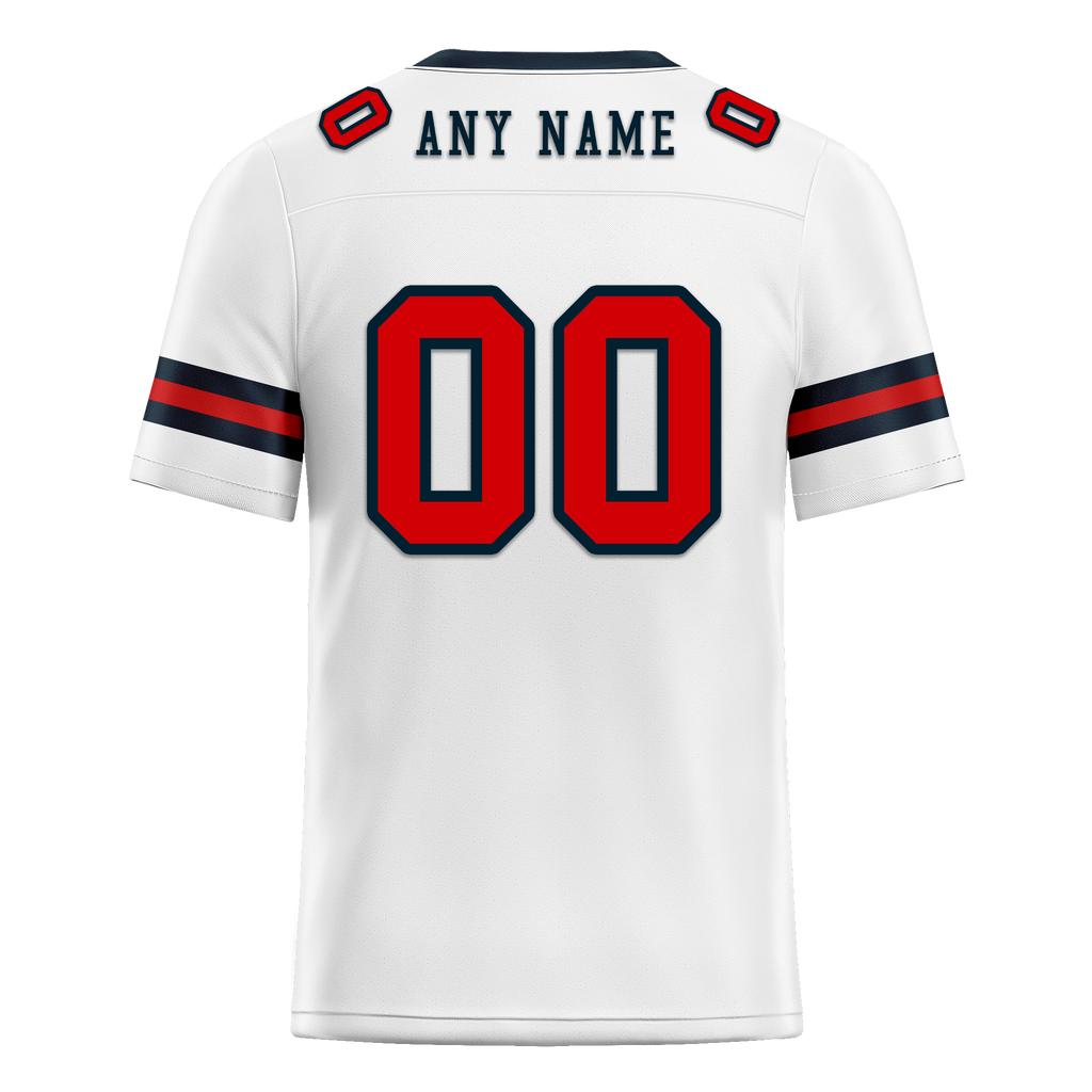 Custom White Classic Style Personalized Authentic Football Jersey FBJ02-bd0a70b7