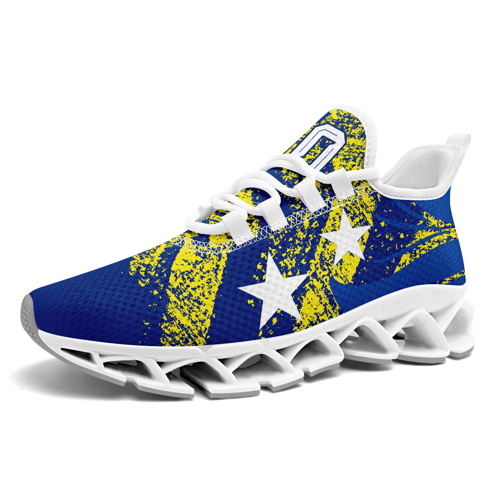 Custom Curaçao 2026 World Cup Sneakers DIY Country Flag Running Shoes Lightweight Sport Shoes Gift for Football Fans Personalized Team Name and Logo FN003XD-F009091-4