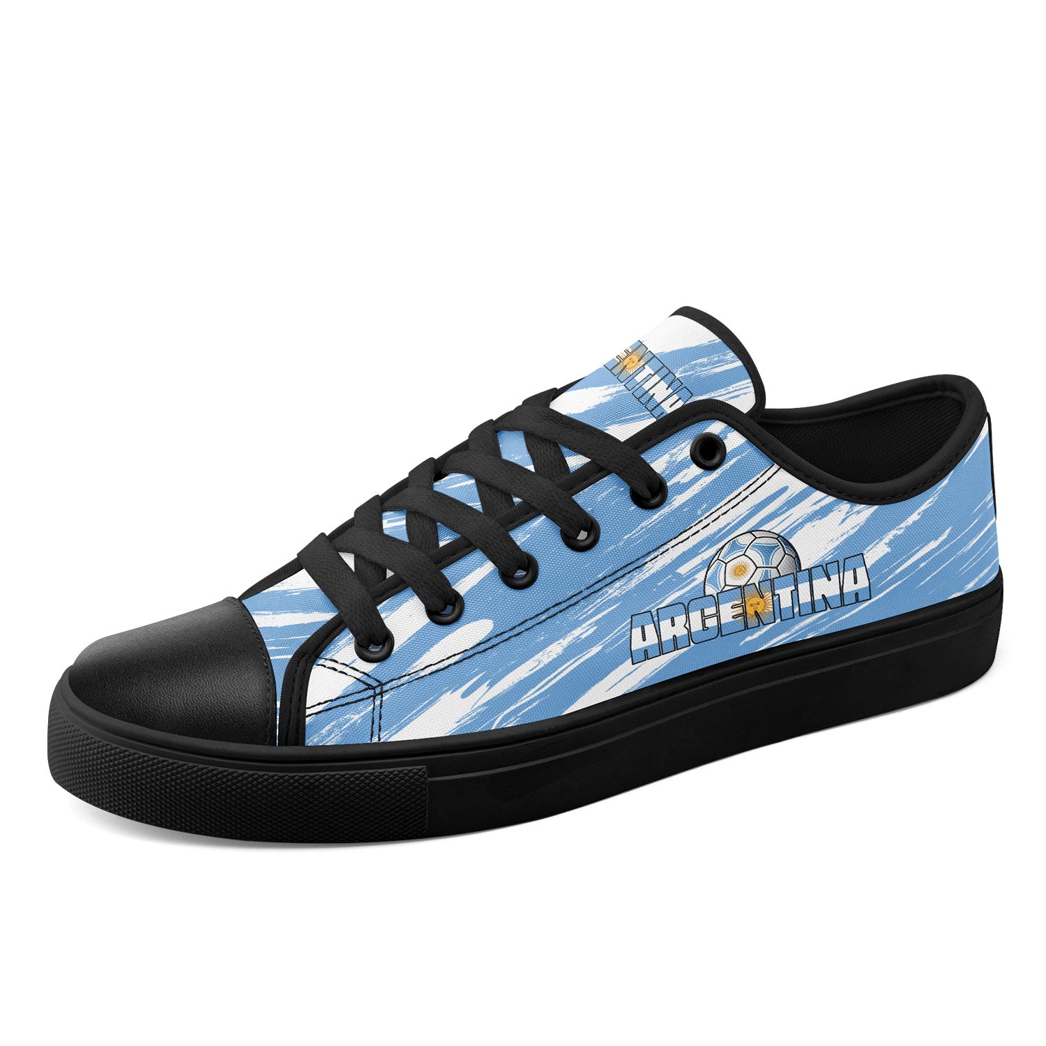 Custom 2026 World Cup Argentina Sneakers DIY Country Flag Running Shoes Lightweight Sport Shoes Gift for Football Fans Personalized Team Name and Logo FN027-F027053-4
