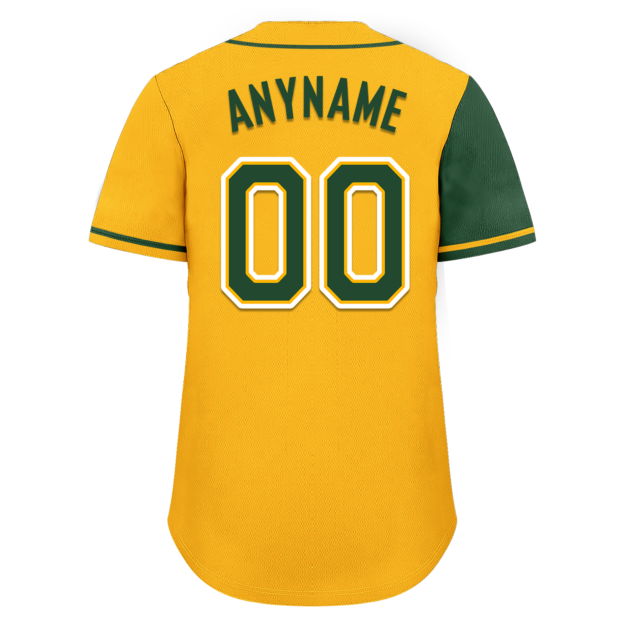 Custom Green Yellow Skull Fashion Personalized Authentic Baseball Jersey BSBJ01-D017154