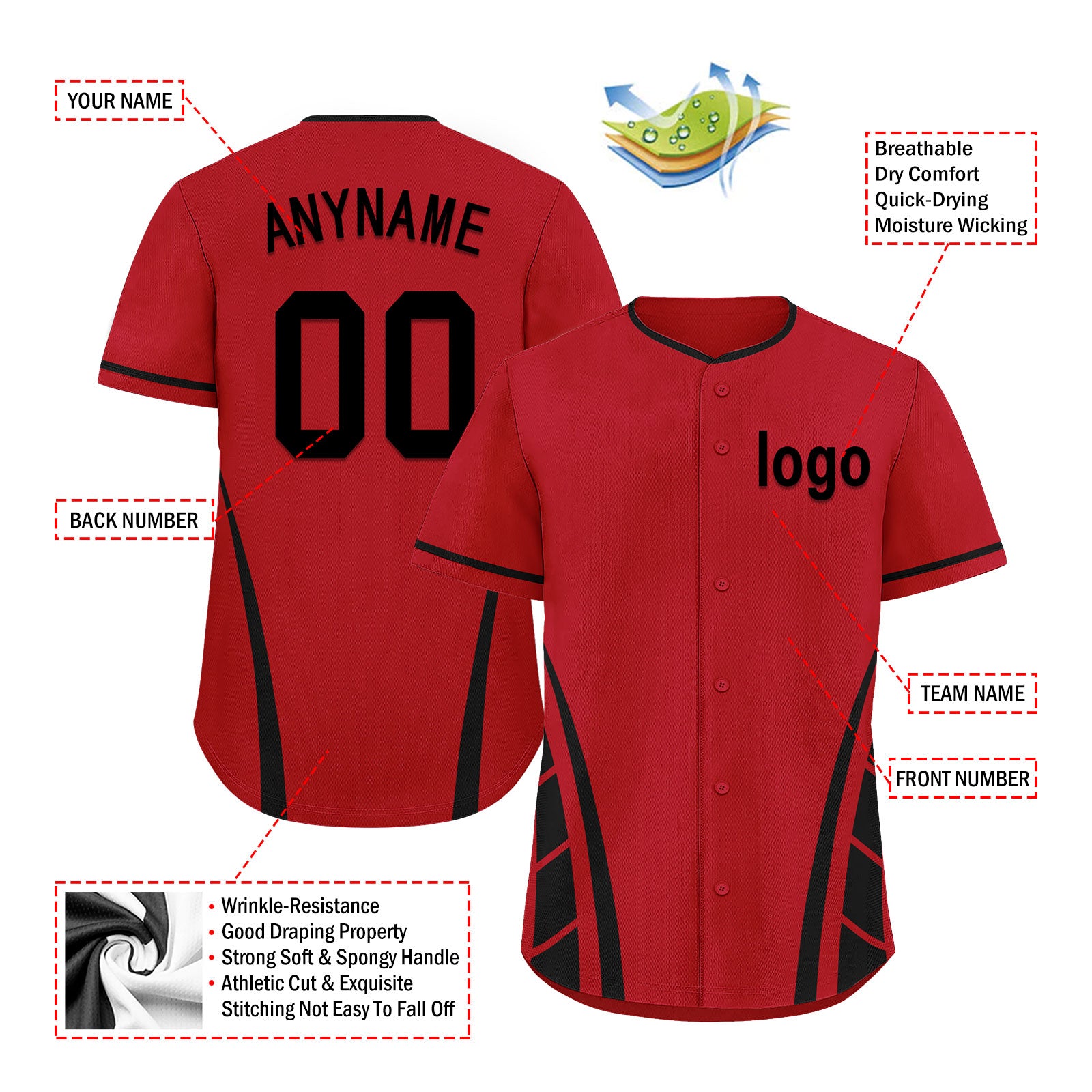 Custom Ohio Personalized Authentic Baseball Jersey BSBJ01-E06042-8Q
