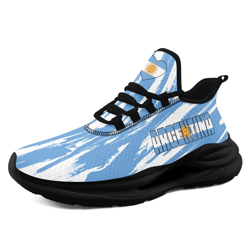 Custom 2026 World Cup Argentina Sneakers DIY Country Flag Running Shoes Lightweight Sport Shoes Gift for Football Fans Personalized Team Name and Logo FN079-F027048-5