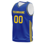 Custom Blue Classic Style Sports Uniform Basketball Jersey BBJ01-D020105-12