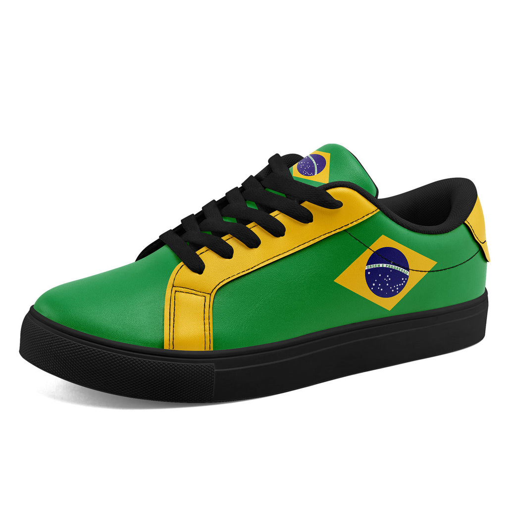 Custom 2026 World Cup Brazil Sneakers DIY Country Flag Running Shoes Lightweight Sport Shoes Gift for Football Fans Personalized Team Name and Logo FN023-F027052-1