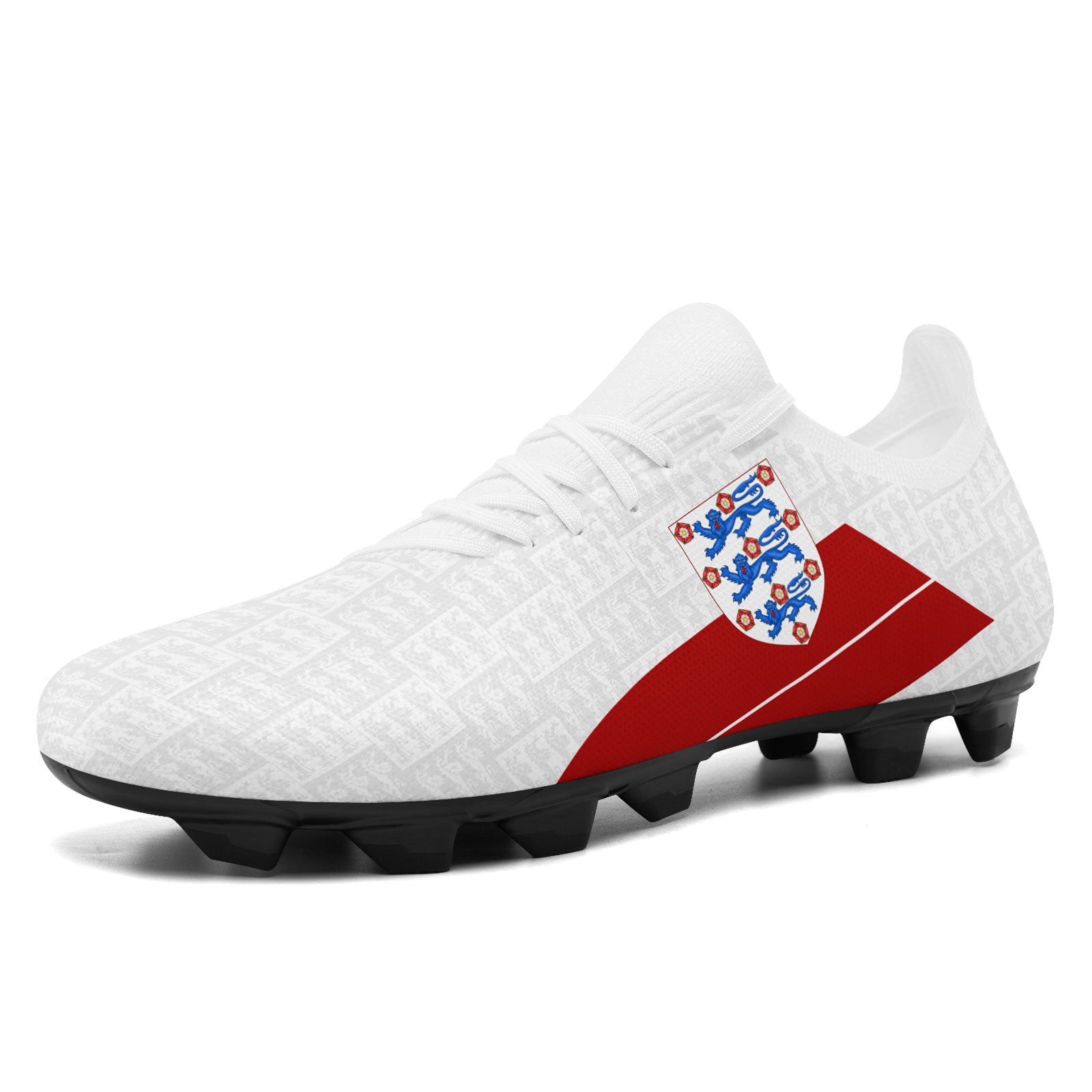 Custom England 2026 World Cup Sneakers DIY Country Flag Running Shoes Lightweight Sport Shoes Gift for Football Fans Personalized Team Name and Logo SC02-F020025-3