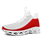 Custom Red Gray Maxsoul Shoes Personalized Sneaker FN030XD-D020388-21