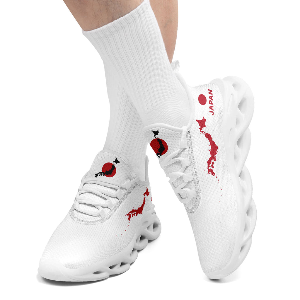 Custom Japan 2026 World Cup Sneakers DIY Country Flag Running Shoes Lightweight Sport Shoes Gift for Football Fans Personalized Team Name and Logo FN003-F025044-8
